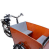 bakfiets kussenset grijs zijkant